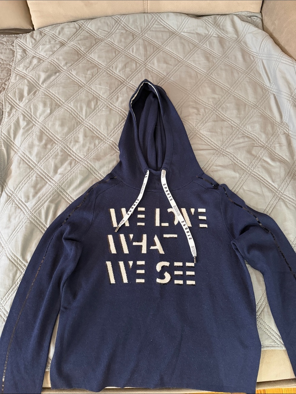 Women Wool Hoodie- We Love What We See